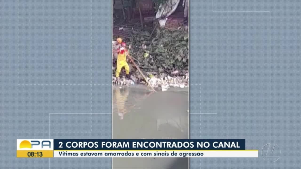 Polícia investiga corpos encontrados no canal do Galo, em Belém