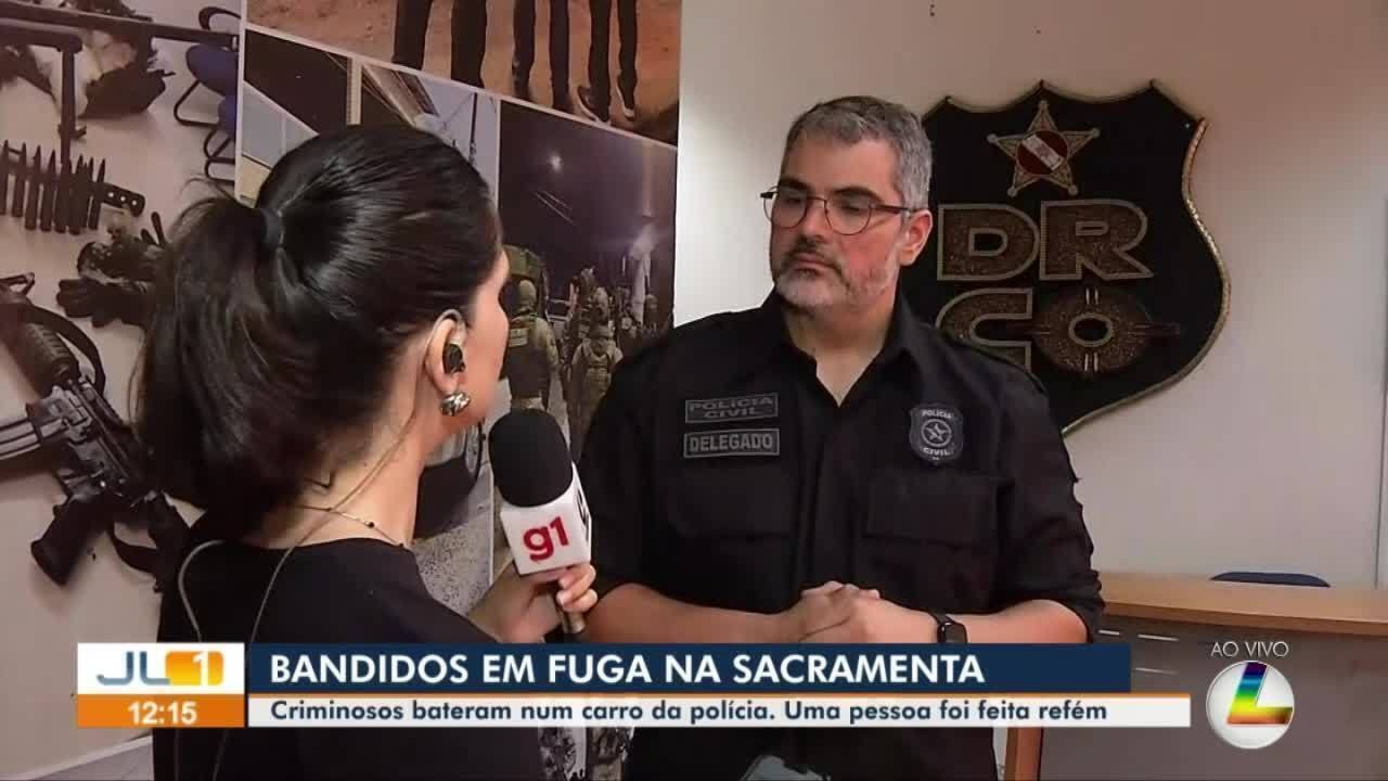 Bandidos em fuga trocam tiros com a polícia, fazem idosa refém e causam pânico na Sacramenta, em Belém