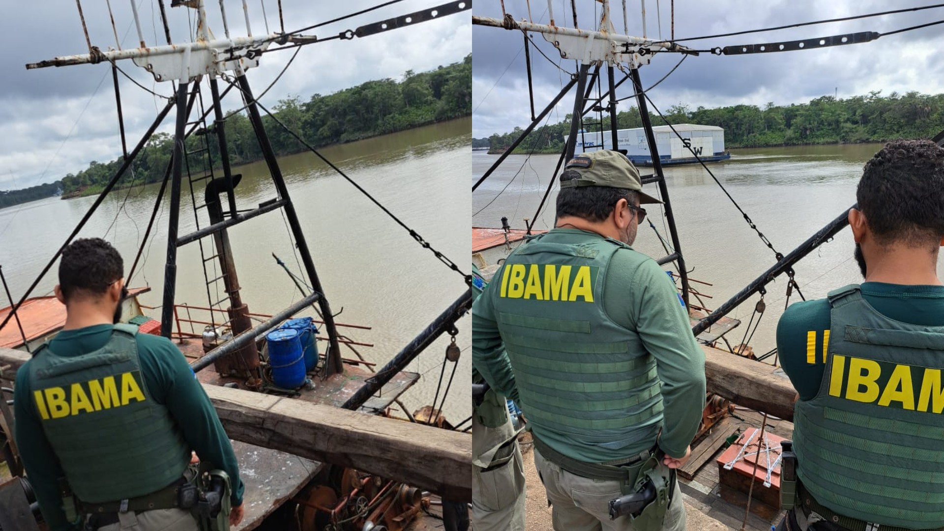 Ibama e Marinha do Brasil apreendem embarcação com 15 toneladas de pescado ilegal no Pará | Pará