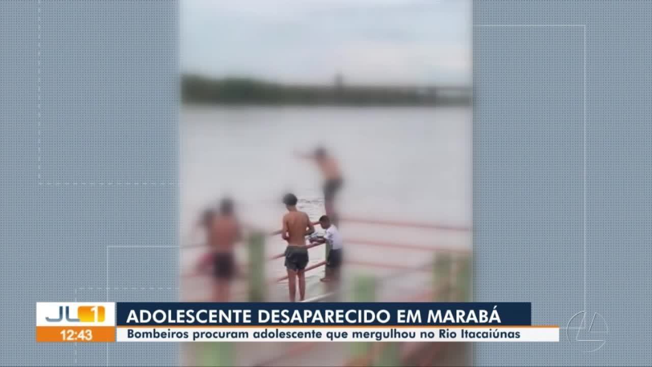 Adolescente de 15 anos desaparece ao mergulhar no Rio Itacaiúnas no Pará