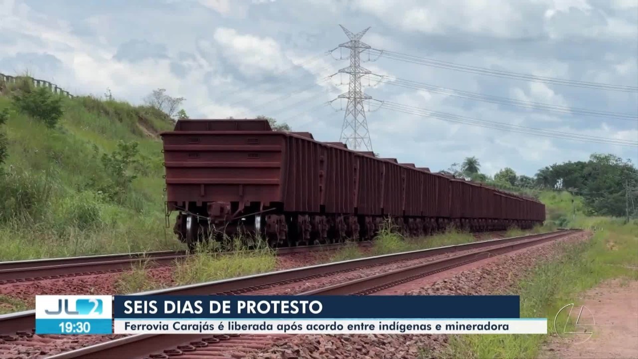 Com cantos e danças, indígenas celebram acordo e liberam ferrovia que liga PA ao MA | Pará