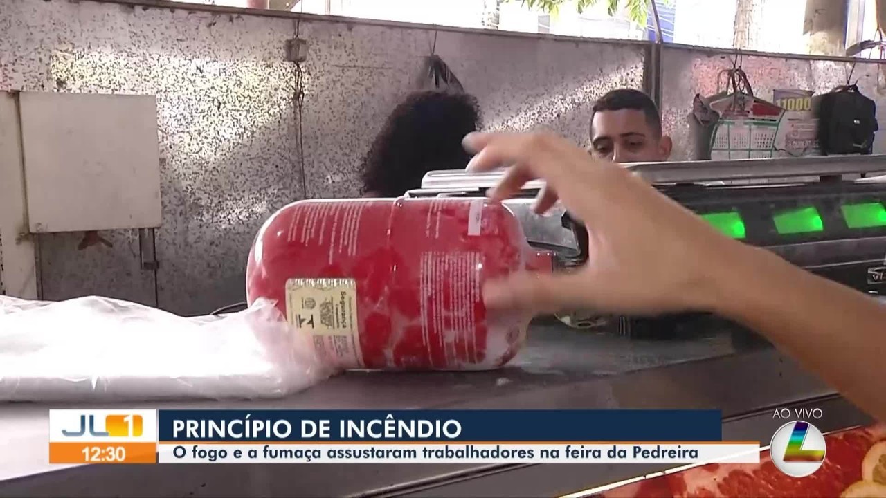 Princípio de incêndio é registrado na feira improvisada da Pedreira, em Belém