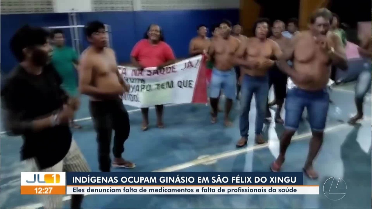 Indígenas Kayapó ocupam ginásio e protestam contra precariedade na saúde de aldeia no sul do Pará | Pará