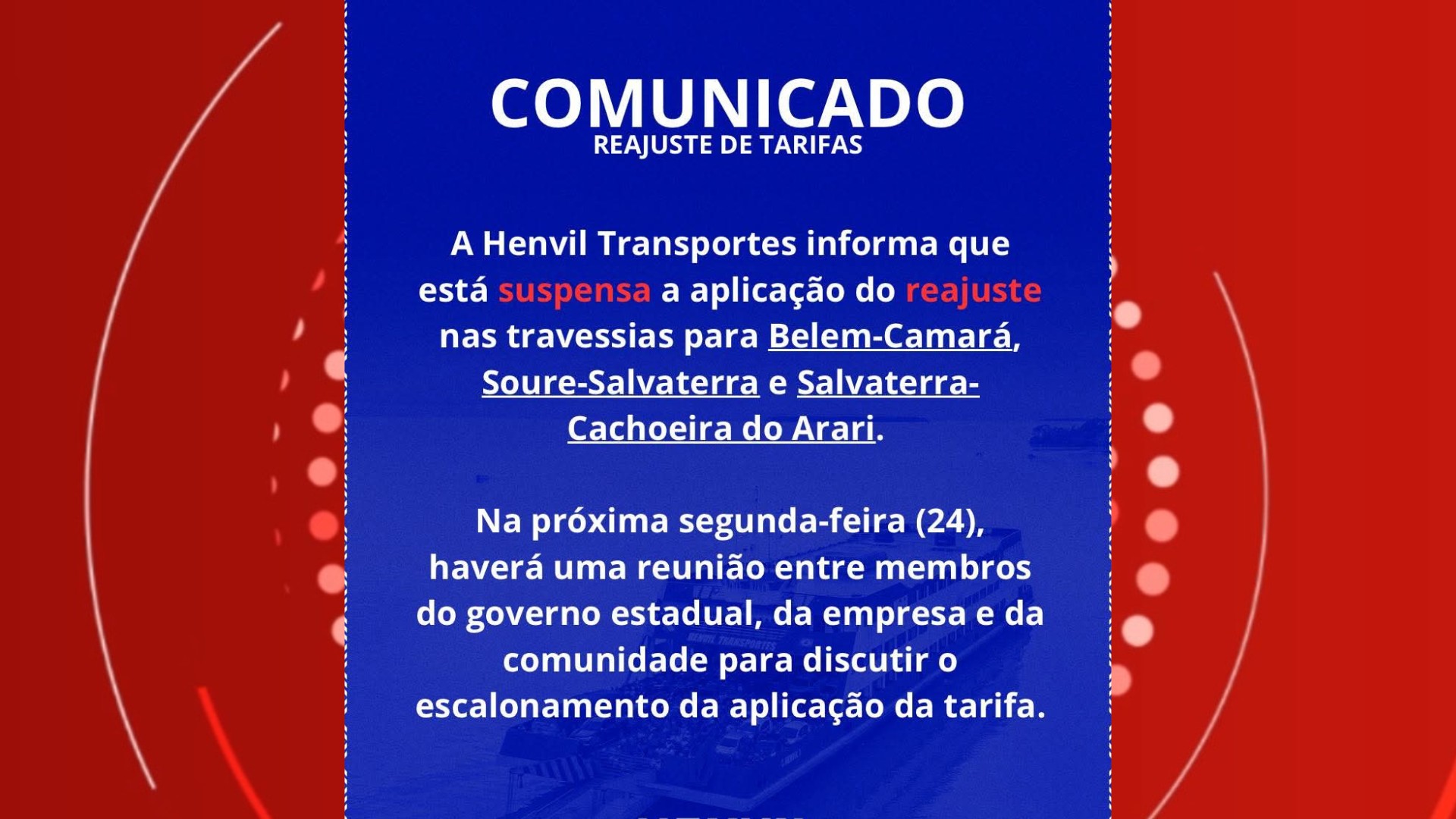 Após protestos no Marajó, empresa suspende aumento nas passagens de balsas | Pará