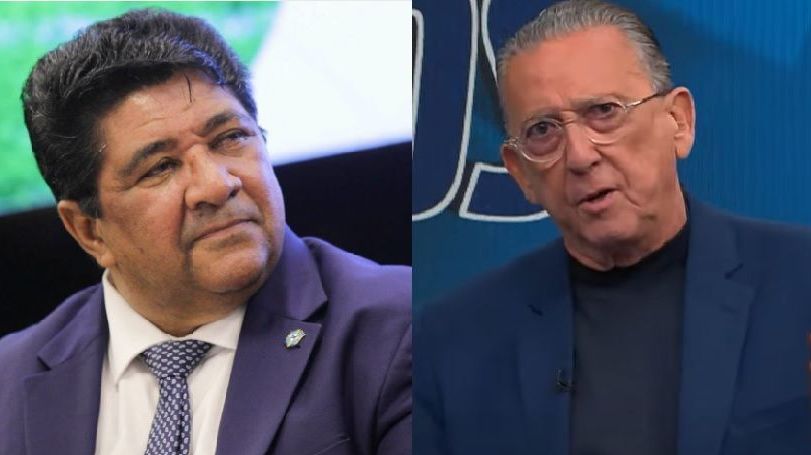 CBF negocia jogo contra seleção banida do futebol; Galvão Bueno detona