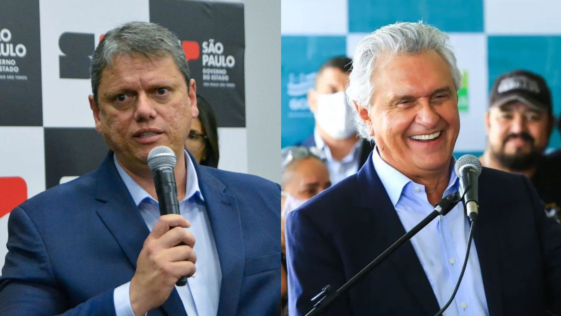 Caiado: Tarcísio faz grande gestão e é referência para nós