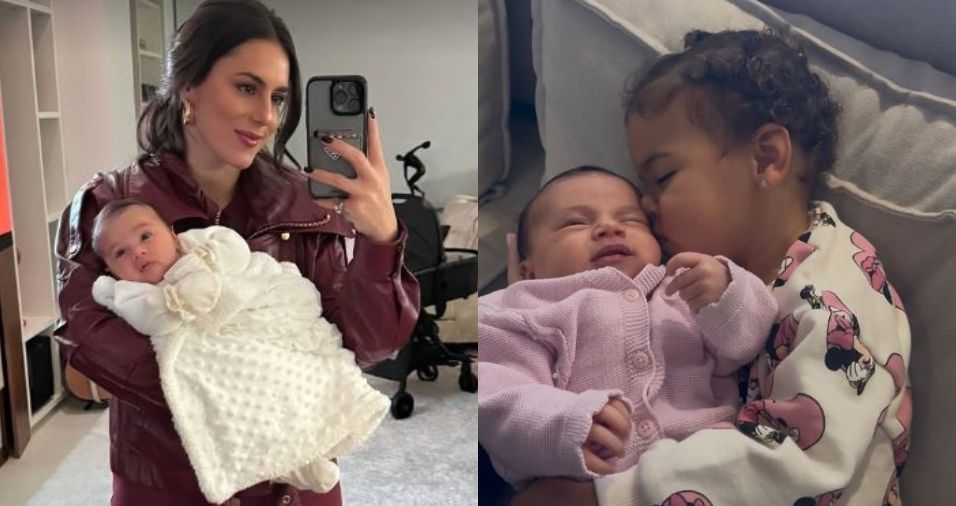 Irmã de Biancardi mostra sobrinhas em momento fofo: “Muito amor”