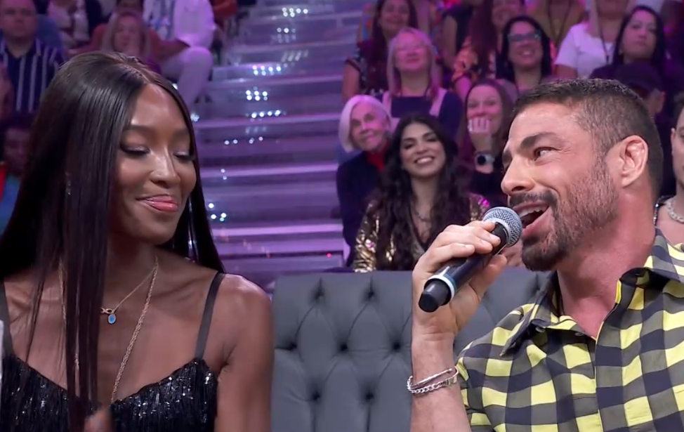 Naomi Campbell revela que estudou com Cauã Reymond: “Muito esforçado”