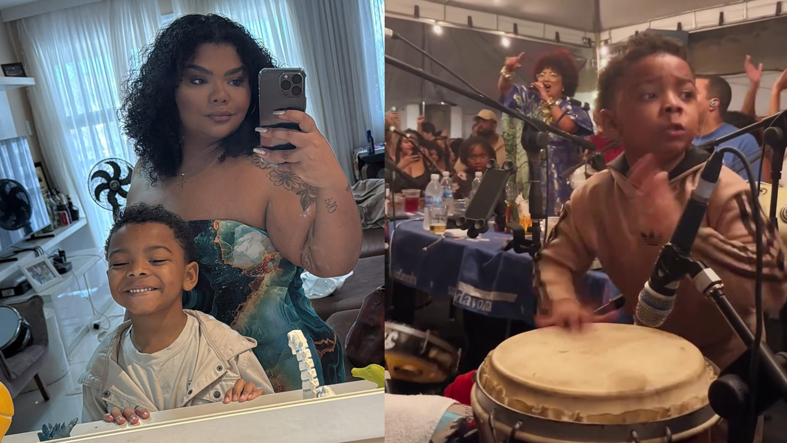 Neto de Arlindo Cruz encanta web tocando em roda de samba: “Ancestralidade”