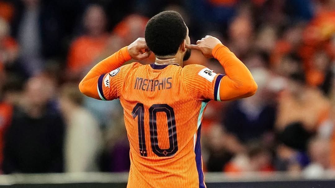 Com gol de Memphis, Holanda goleia Finlândia e fica perto da Copa do Mundo