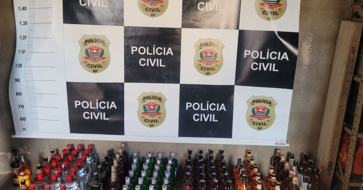 Homem é preso por falsificar bebidas em fábrica clandestina em SP