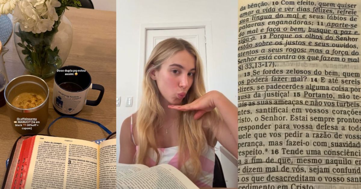 Após polêmica com noivo, Manu Cit reflete com versículos: “Faça o bem”