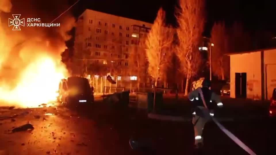Ataque russo com drones deixa dezenas de feridos em Kharkiv