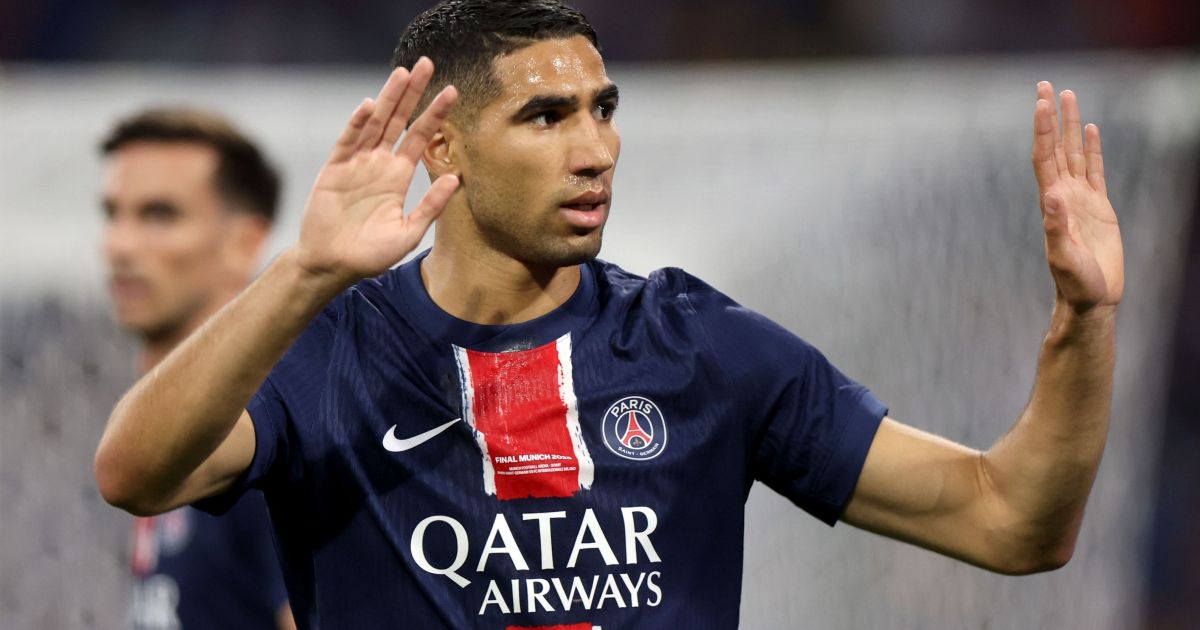 Hakimi, do PSG, é eleito o melhor jogador africano do ano