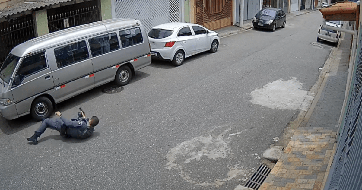 Vídeo: PM mata suspeito de roubo com 15 tiros após perseguição em SP