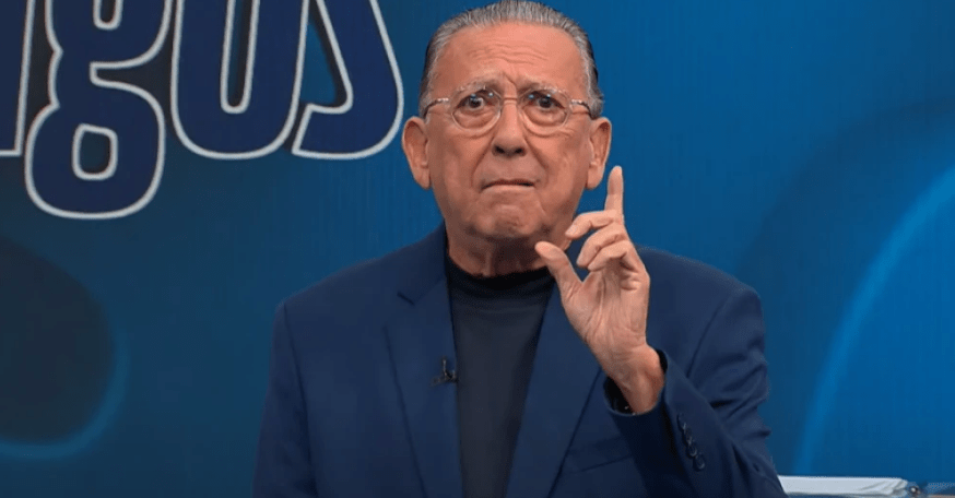 Galvão Bueno reage à vitória do Flamengo e diz: “Poderia ter feito mais”