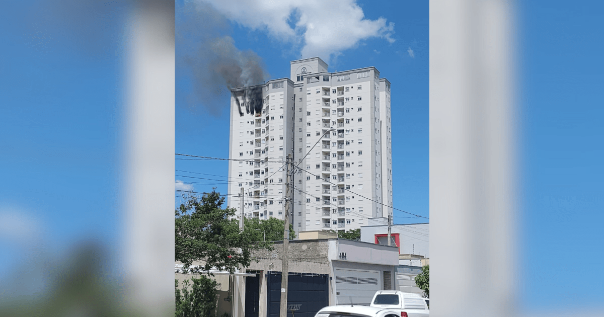 Incêndio em apartamento mata três pessoas no interior de SP; veja vídeo
