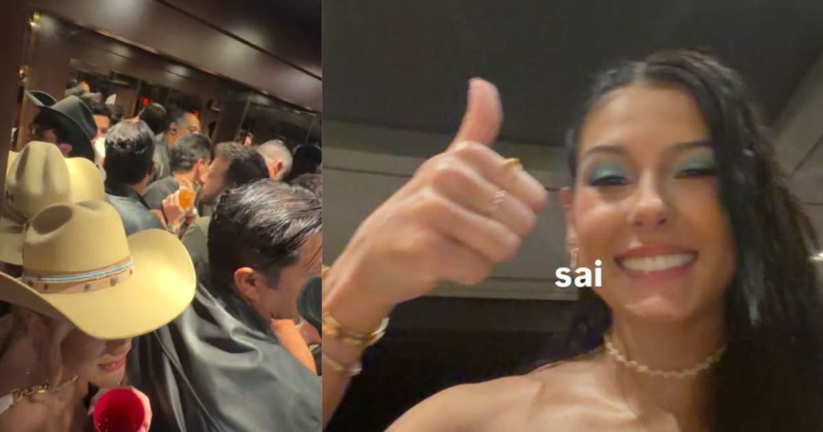 Ana Castela fica presa no elevador do navio com amigos: “O after é aqui”