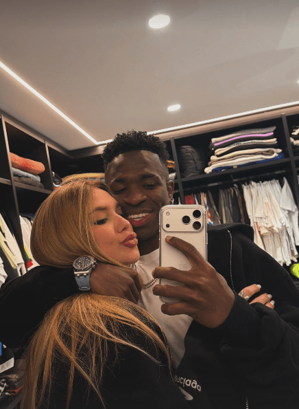 Após ensaio cancelado, Virginia Fonseca viaja a Madrid para ver Vini. Jr.